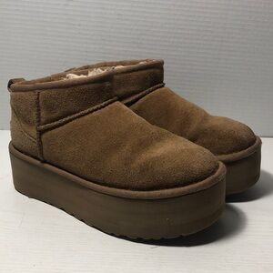 UGG | Classic Ultra Mini Platform | Chestnut | US 6